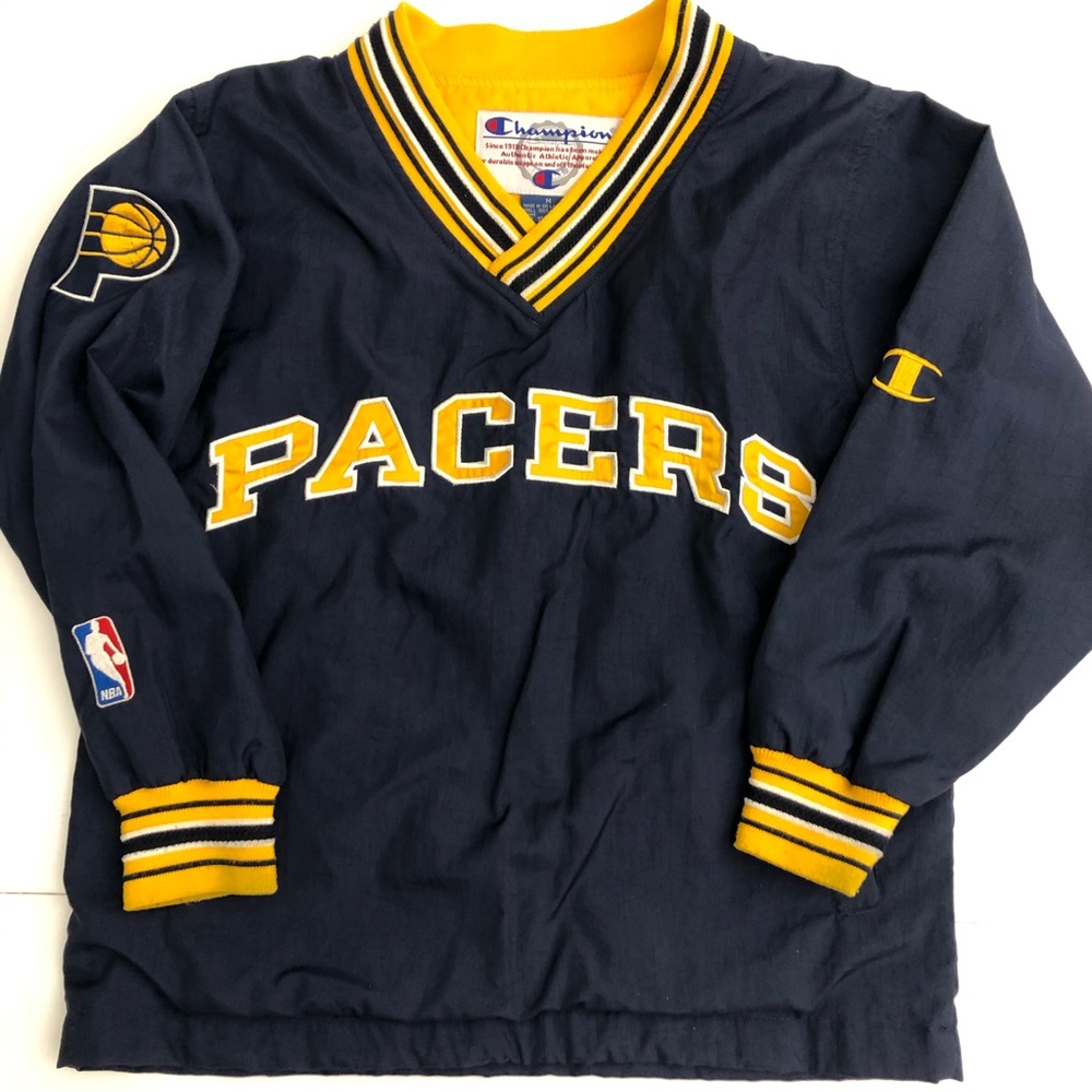 Vintage Champion Indiana Pacers NBA Pullover Med